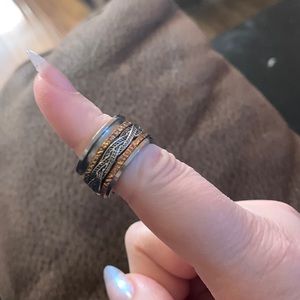 Meditation spinning ring